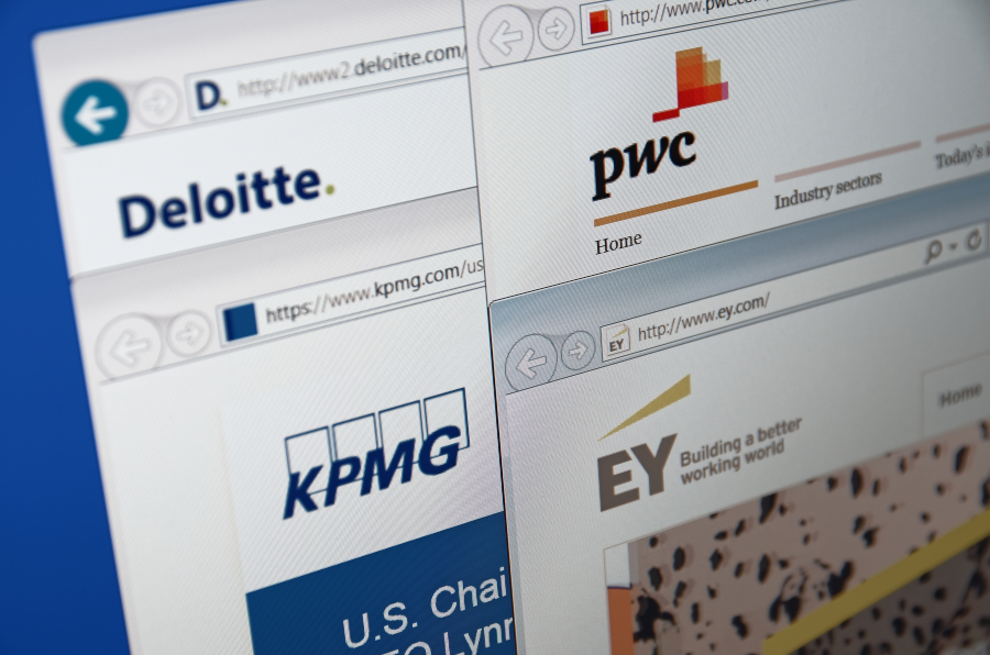 コンサルBIG4 Deloitte・PWC・KPMG・EYの比較イメージ