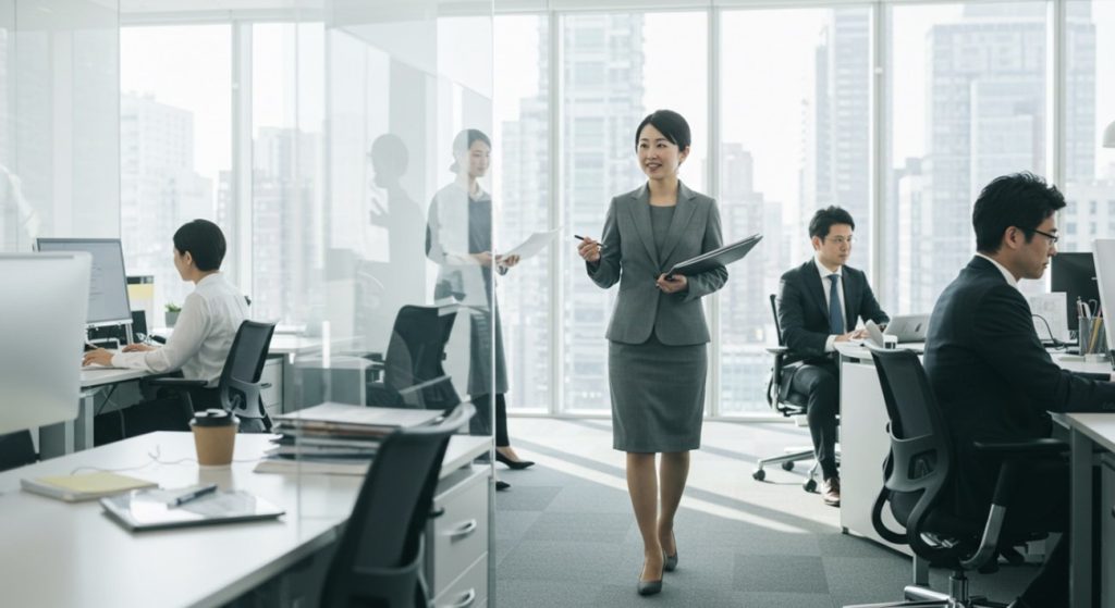 CHRO女性の業務風景