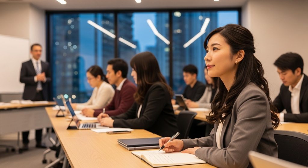 MBAプログラムを受けるコンサルタント