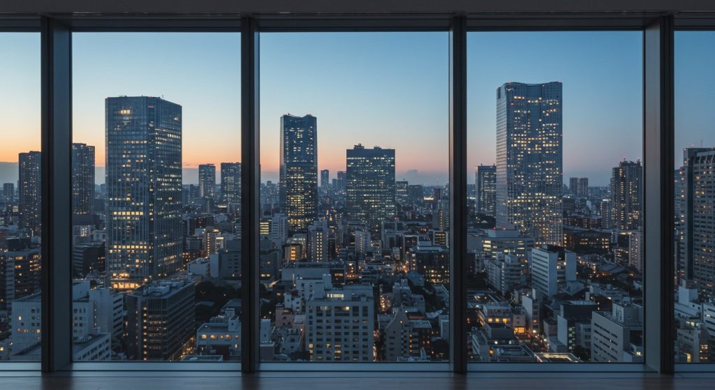 総合コンサル：窓からの景色
