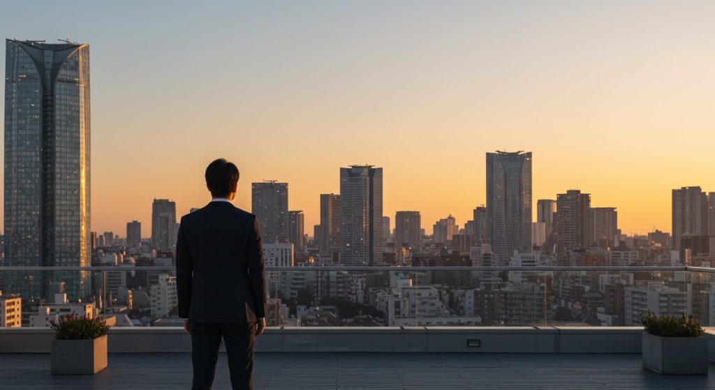 経営コンサル_夕日