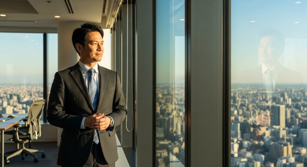 PEファンドで活躍する男性のイメージ