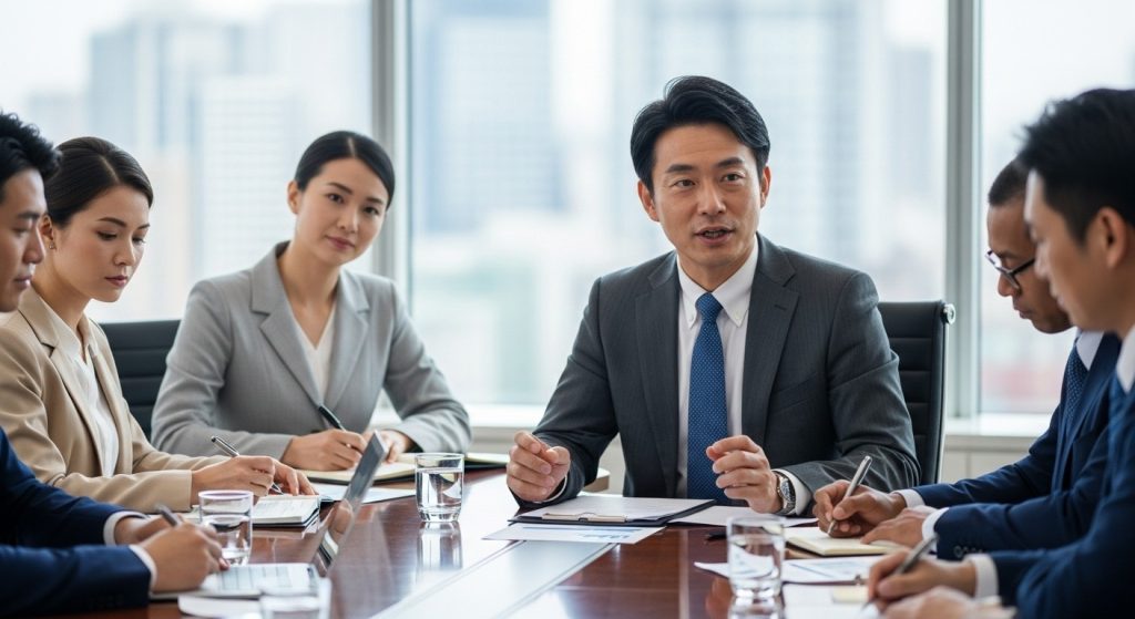 社内でコミュニケーションをとるCFO