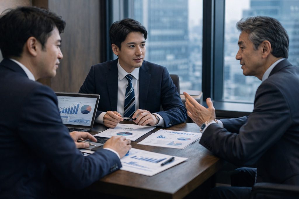 CFO公認会計士打ち合わせ