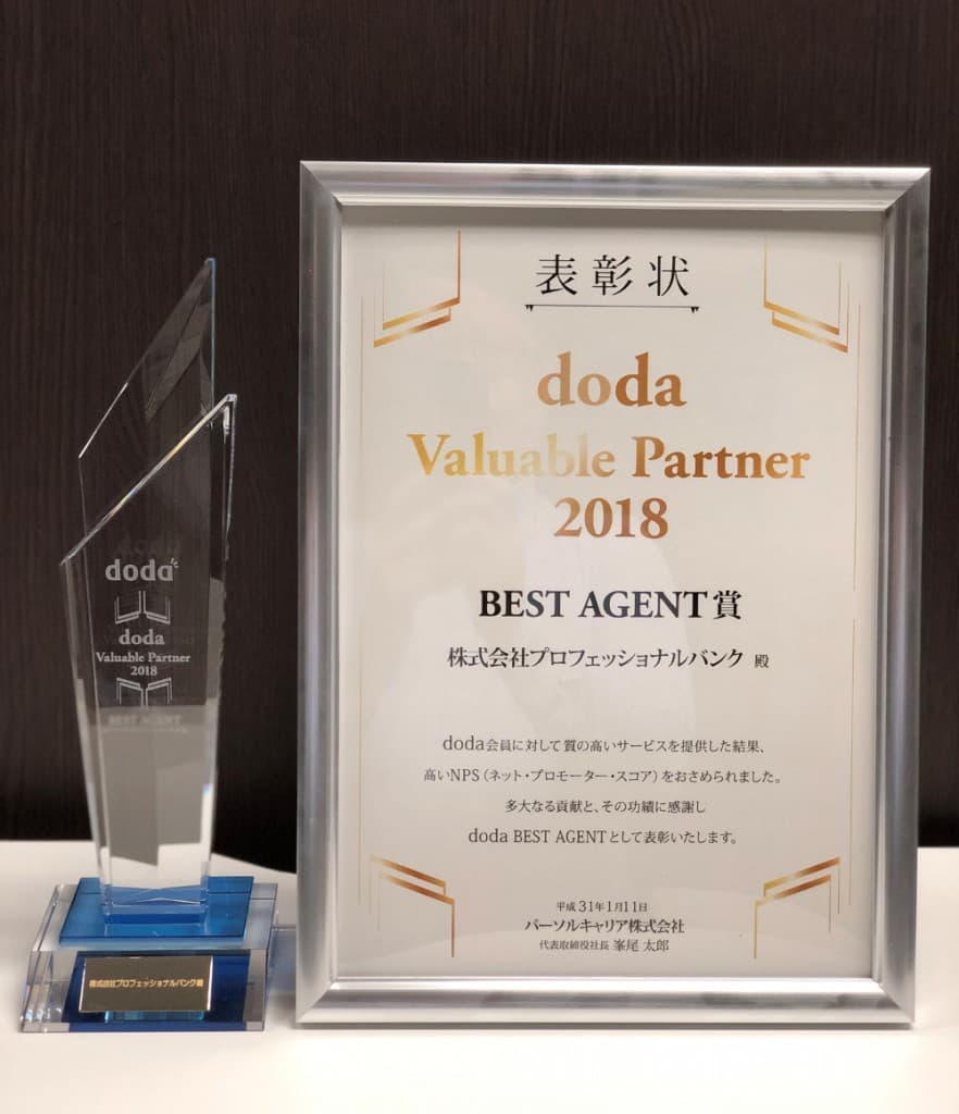 2doda Valuable Partner Award2018
