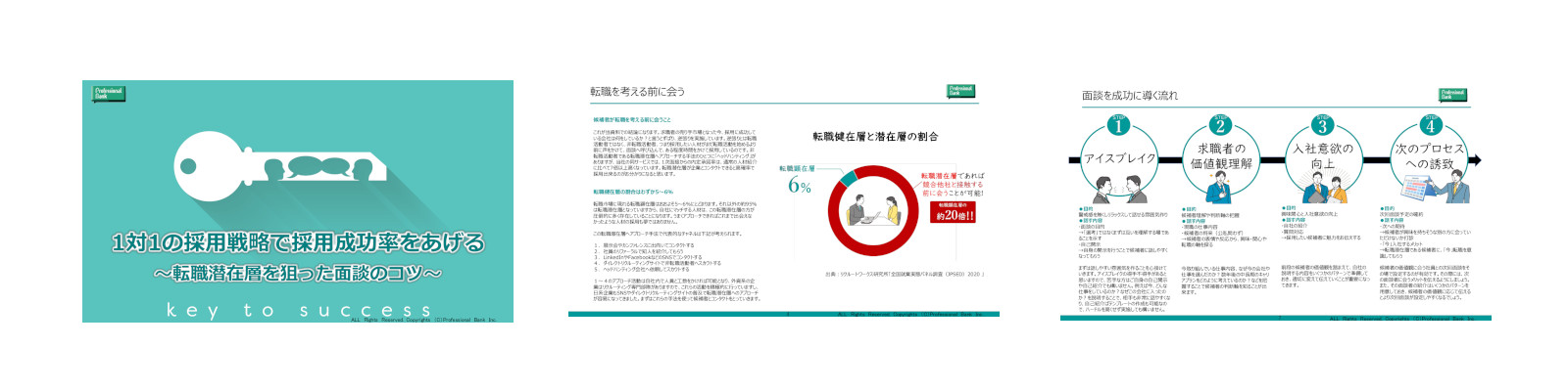 1対1の採用戦略で採用成功率をあげる～転職潜在層を狙った面談のコツ～